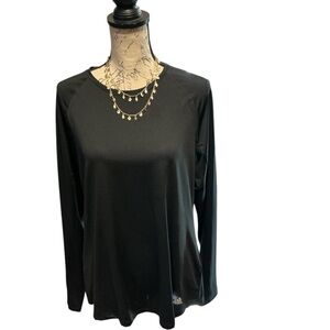 adidas Women's Black Long Sleeve Top